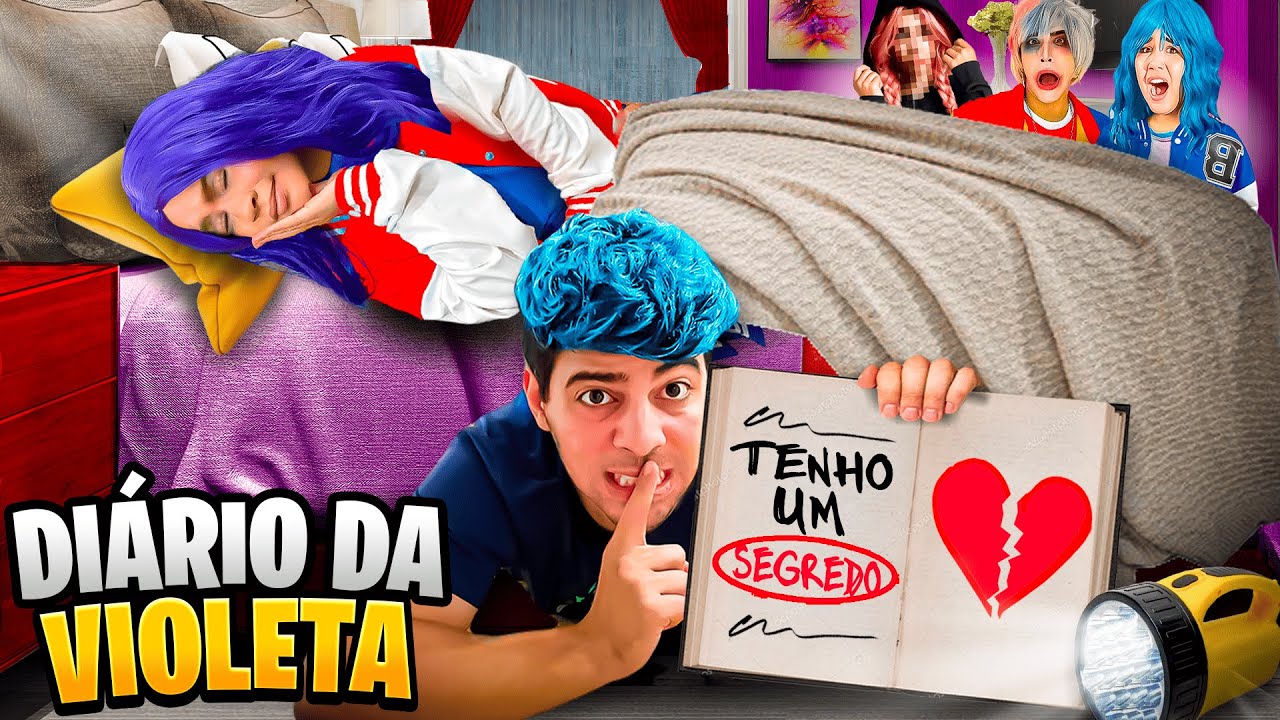 ENCONTREI O DIÁRIO SECRETO DA VIOLETA FILHA DO ARLEQUINO!! NÃO ACREDITO NO QUE VI!!