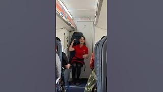Beautiful Wings Air Flight Attendants Sitting in a Plane 🥰🥰🙏🙏