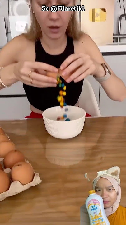 THE EGGS ARE FILLED WITH CHOCOLATE 😱 #shorts #funny #dubbing Sc: Filaretiki