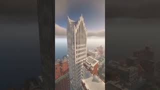minecraft city buiding view video
