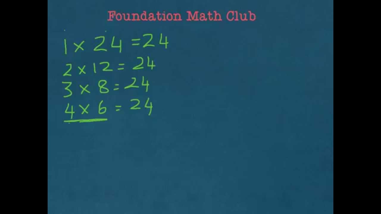 What are factors of a number - YouTube
