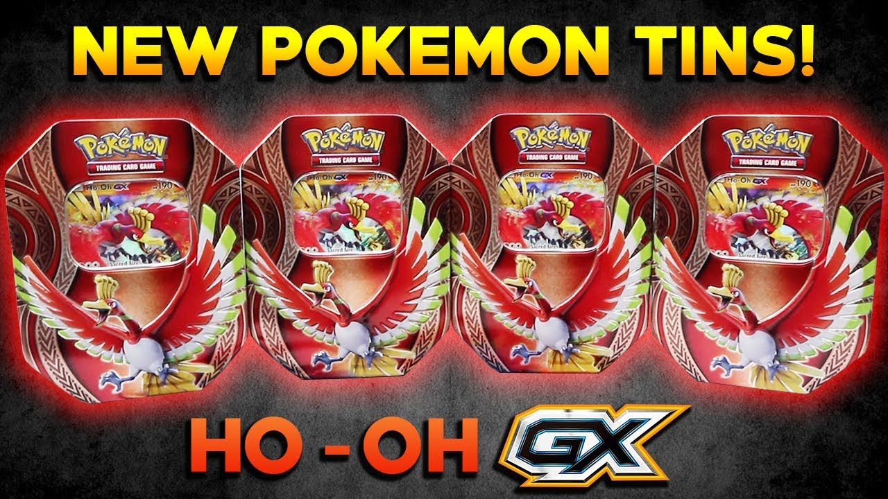 Pokemon Ho-Oh GX Tin Opening 