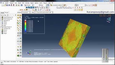 Simulation Blast Loading over the concrete wall reinforced by Steel in Abaqus