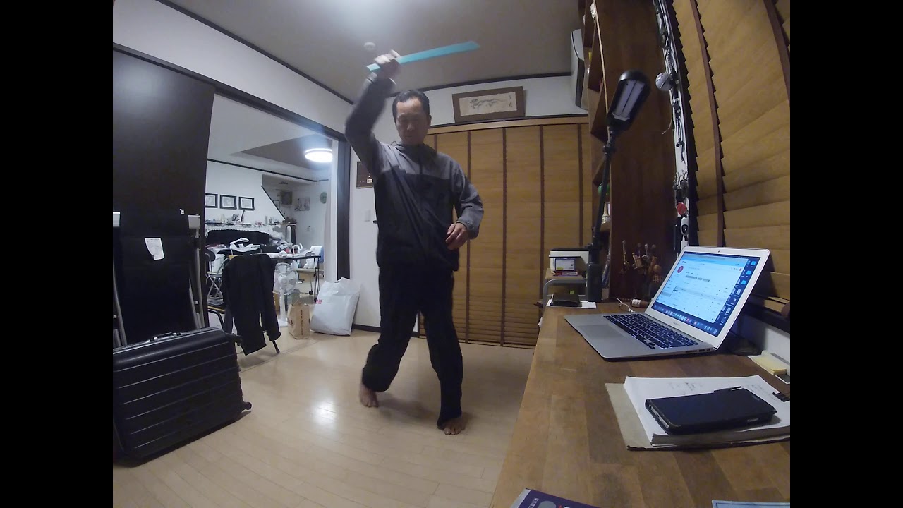 Kodachi training with easily available materials