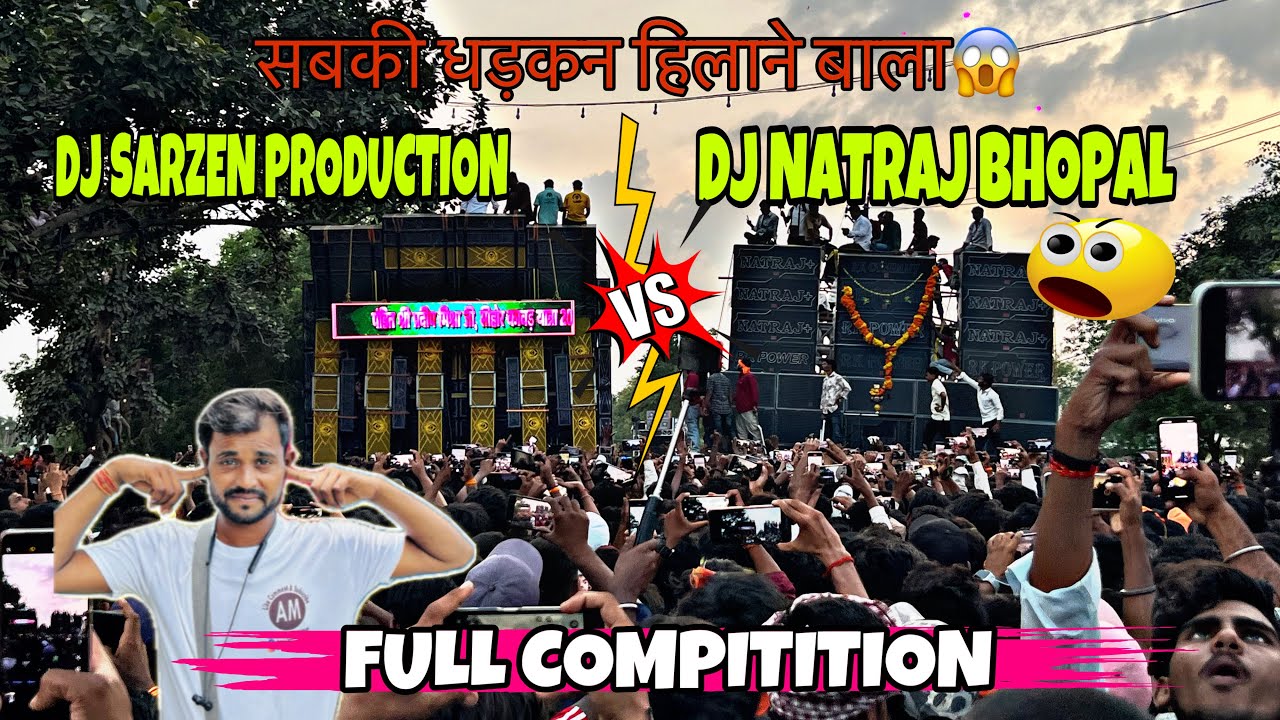 Dj SarZen vs Dj Natraj | सबसें खतरनाक Mic🎤 बजी कॉम्पीटिशन 🔥 #djsarzen #natrajdjbhopal 