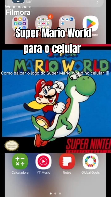 Como baixar o jogo do Super Mario World para o celular #supermarioworld ...