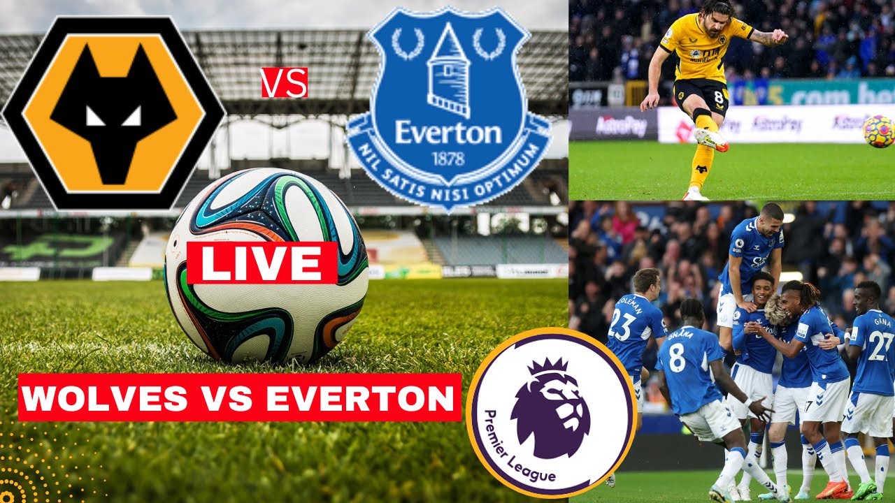 ⁣Wolves vs Everton Live Stream Premier League Football EPL Match Today Commentary Score Highlights