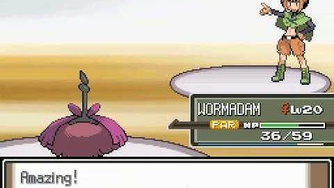 Pokemon Platinum Bug Monotype: Gardenia