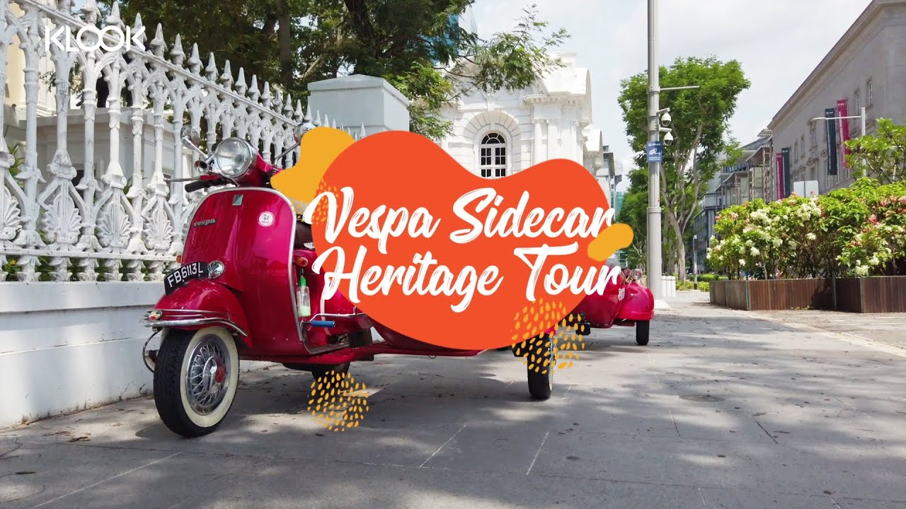 Singapore Vespa Sidecars Heritage Tour Around Marina Bay, Gardens by the Bay & Tiong Bahru