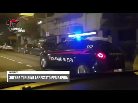 Valderice, ruba ai distributori automatici e minaccia il titolare: arrestato un 30enne tunisino