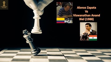 Incredible Anand lose in 6 Moves! Alonso Zapata vs Viswanathan Anand Biel-B (1988): 