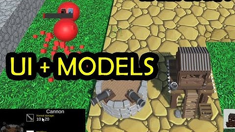 UI + Models using Blender. TD Dev Log #4