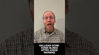 Halligan vertrokken - Bondi geeft toe na waarschuwing van de rechter