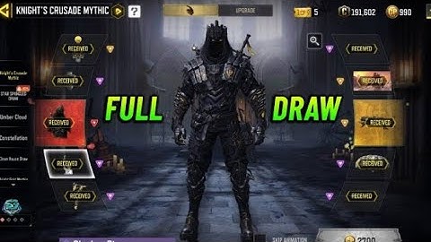 Mythic Templar Full Draw Purchase CODM - Knight