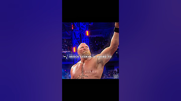 Brock Lesnar Returns At Royal Rumble 2025 🥵 Edit
