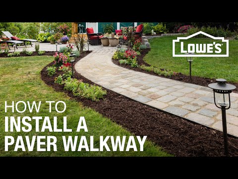 Install A Paver Walkway, Installing Patio Block Walkway