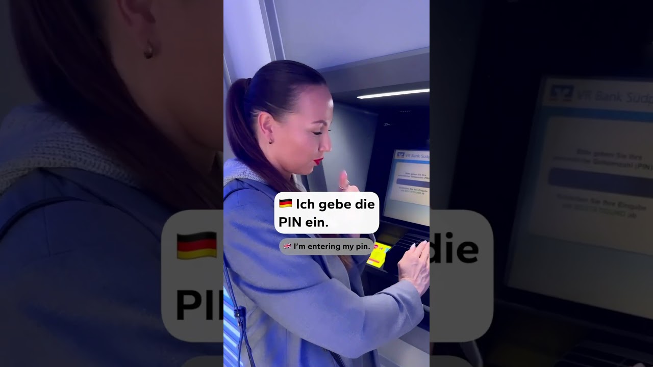 💶GELD ABHEBEN in Deutschland (Deutsch lernen | Alltagsdeutsch) 