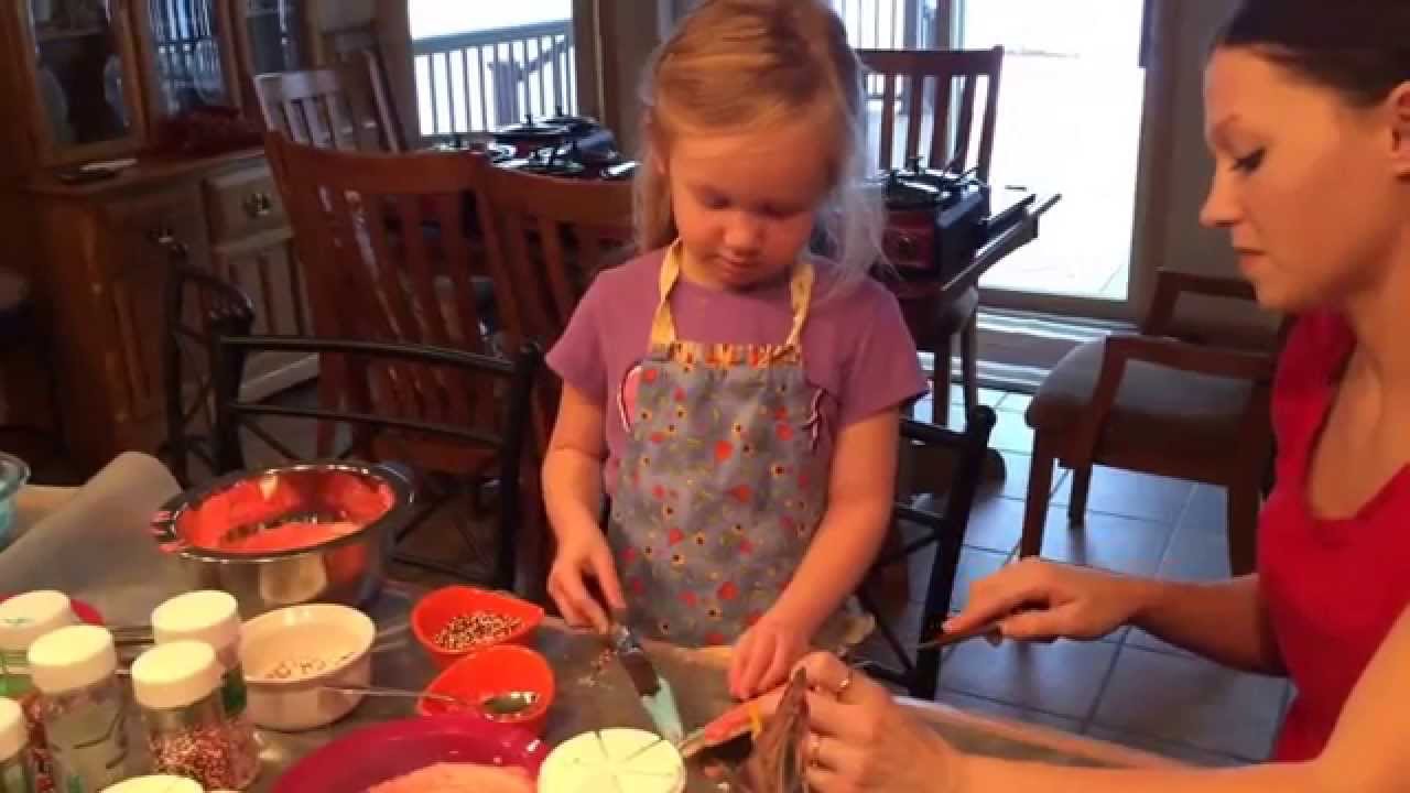 Christmas cookie making 2014 