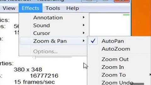 How To Auto-Pan in Camtasia Studio 5