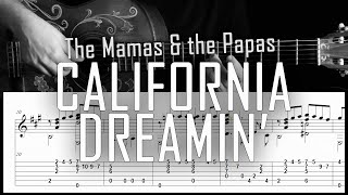 Video thumbnail of "California Dreamin’ (The Mamas & the Papas ) - Fingerstyle guitar -  Arreglo solista con partitura"