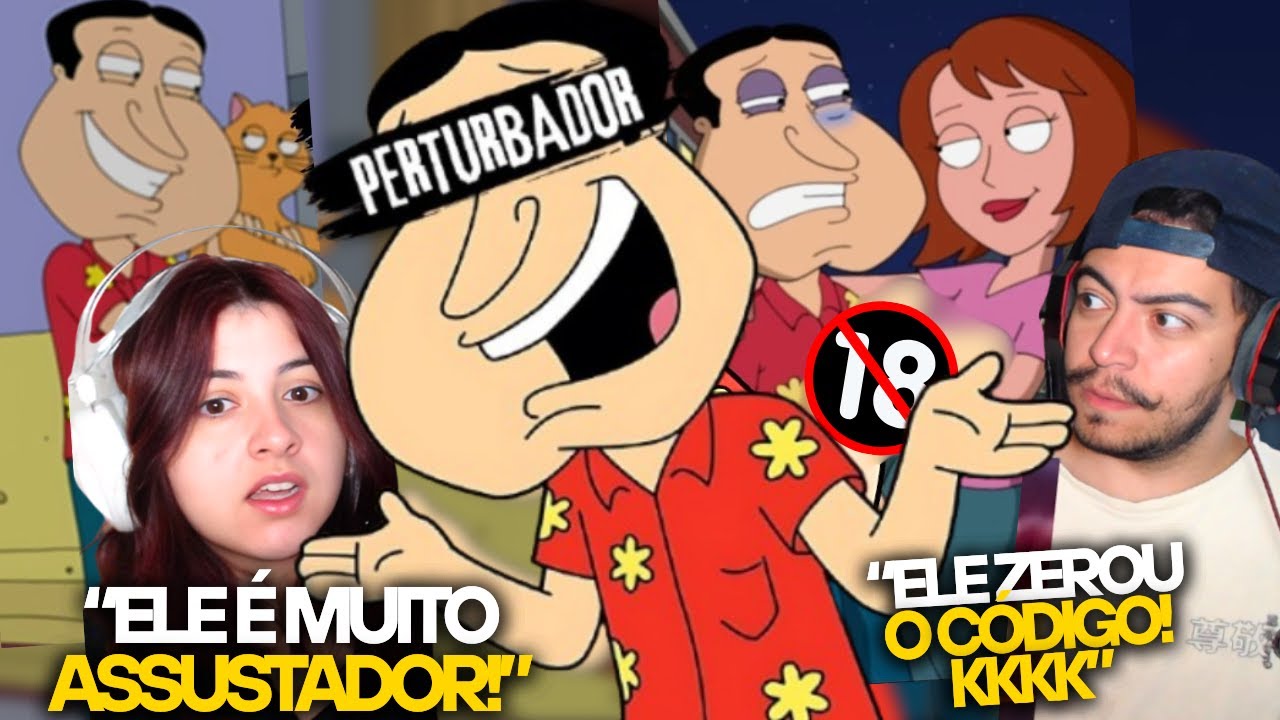 Family Guy e O Homem mais CRIMINOSO que já Existiu - Glenn Quagmire | REACT