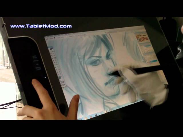 Dylan Teague DIY Cintiq Drawing Demo - Action Pose Girl