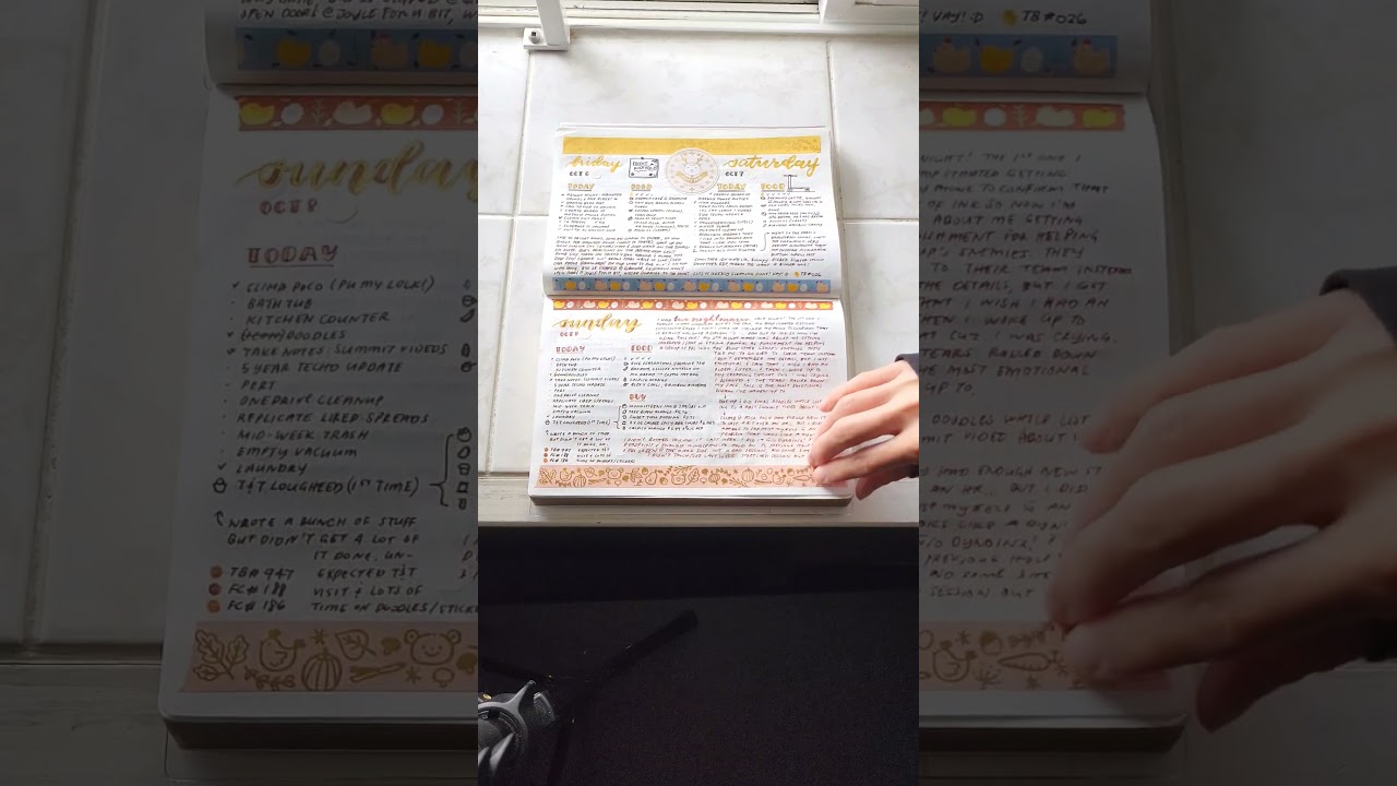 Weekly Planner & Journal Flipthrough