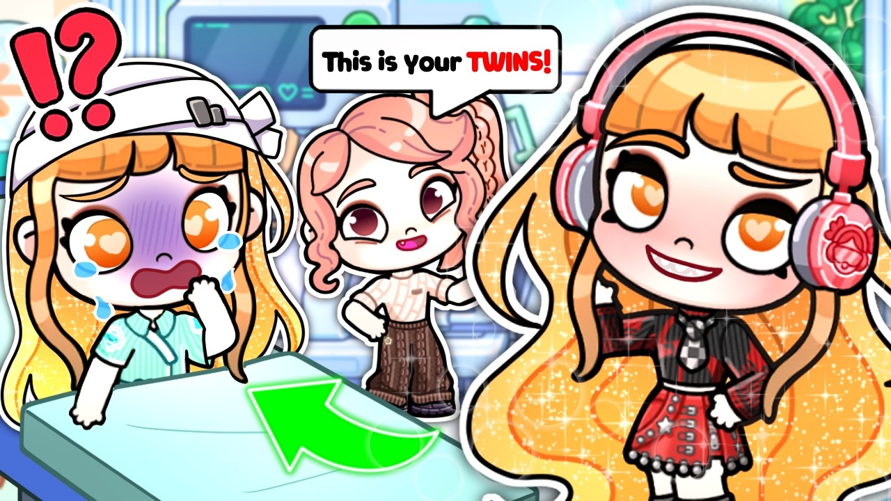 My Hospital Roommate Turned Out To Be My Twin Sister 😱💔 | Avatar World Animation