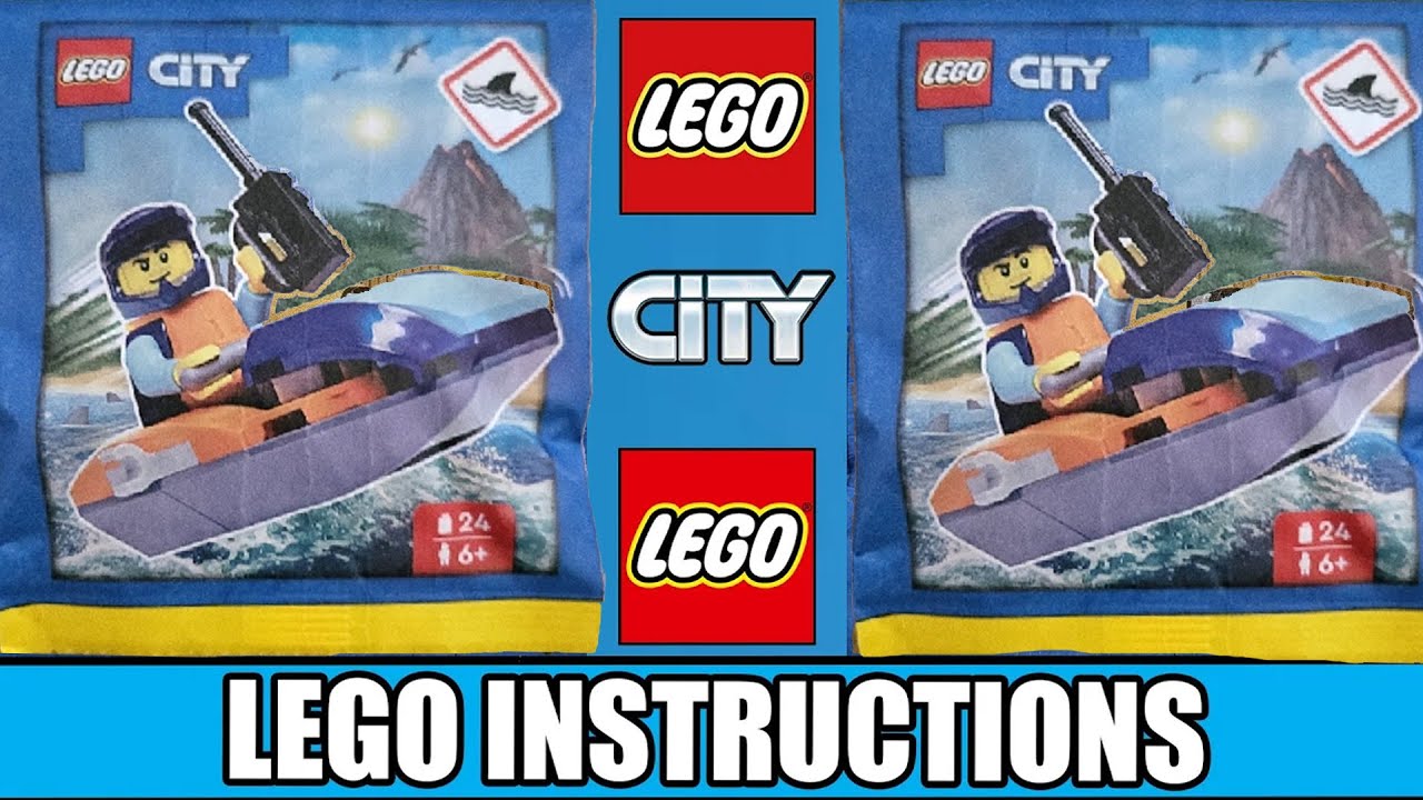 LEGO Instructions - City - Magazine Gift - 952309 - Explorer with Water  Scooter