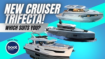 New Cruiser Trifecta - Nimbus 495 Fly, Aquador 400 HT, XO 44 EXPLR - Which Suits You?