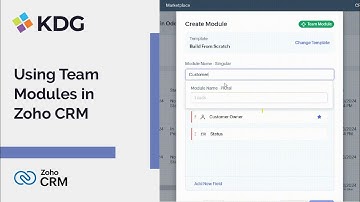 How to Use Team Modules in Zoho CRM