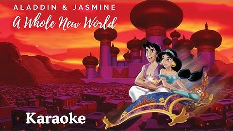 A Whole New World - Lea Salonga & Brad Kane - Disney Karaoke Music Video