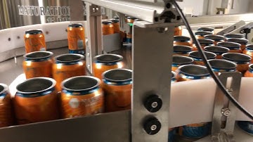 Depalletizer with Evolution Series Canning Line by Wild Goose Filling
