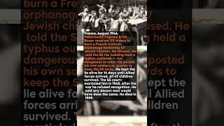 A German Officer Saved an Orphanage From the SS #short #history #ww2