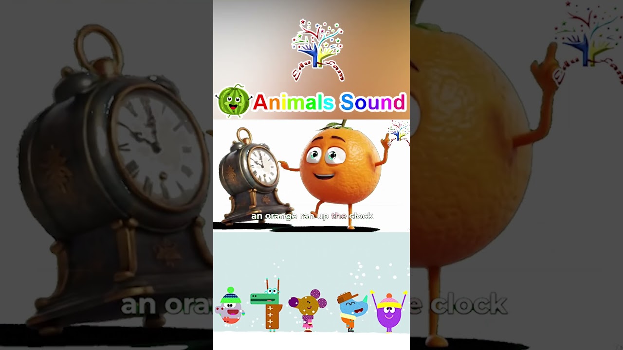 Watch Hickory's Orchard Clock-Block! 🍎⏰ | But a Watermelon Wrecked the Clock! | Fruity Fun Rhyme | EduFam on YouTube Watch Hickory's Orchard Clock-Block! 🍎⏰ | But a Watermelon Wrecked the Clock! | Fruity Fun Rhyme | EduFam on YouTube