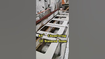 Sintered stone 45° chamfer machine