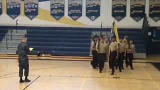 PCTI Varsity Armed Basic Platoon - Seaford '16-'17