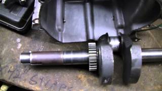 Cleaned Tecumseh Engine Block, cleaning a crankshaft with acid