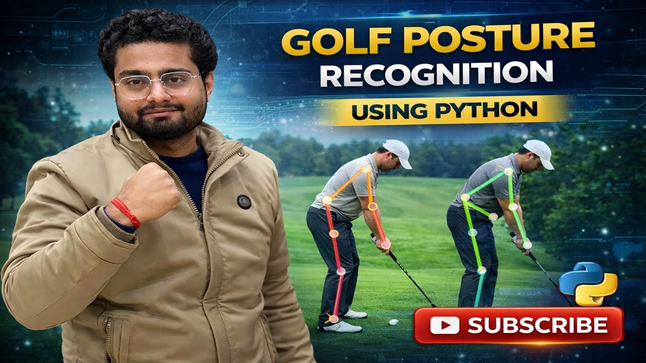 Golf Posture Recognition using OpenCV Python | Image Processing ...
