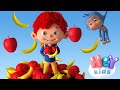 Plátano y Manzana 🍌Canciones para niños en Español 🍎 HeyKids