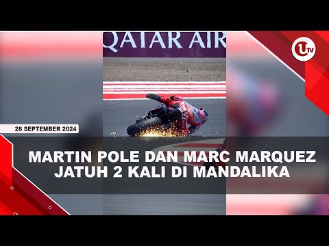 MARTIN POLE DAN MARC MARQUEZ JATUH 2 KALI  | U-NEWS