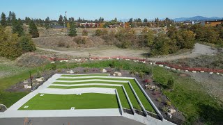 Landing Park / Spokane River Aerial - Post Falls, Idaho