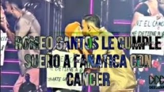 Romeo santos le cumple sueños a fanatica con cancer