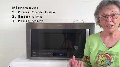How to Use Whirlpool Micro-Convection Oven