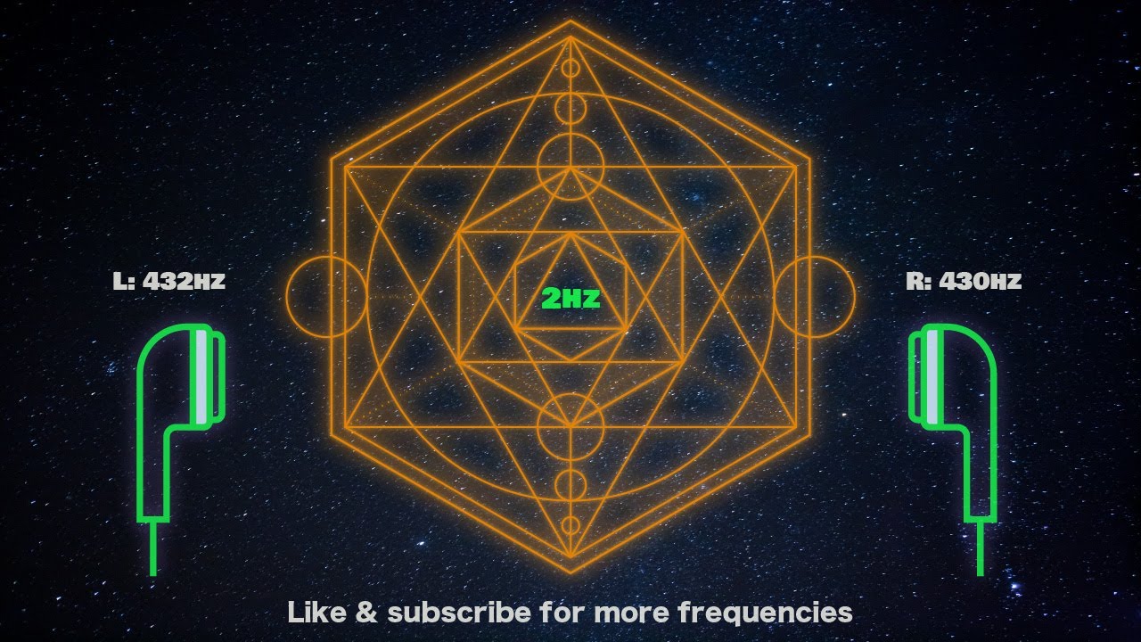 Delta binaural beats - 432hz - 2hz ASMR Binaural tones for deep sleep ...