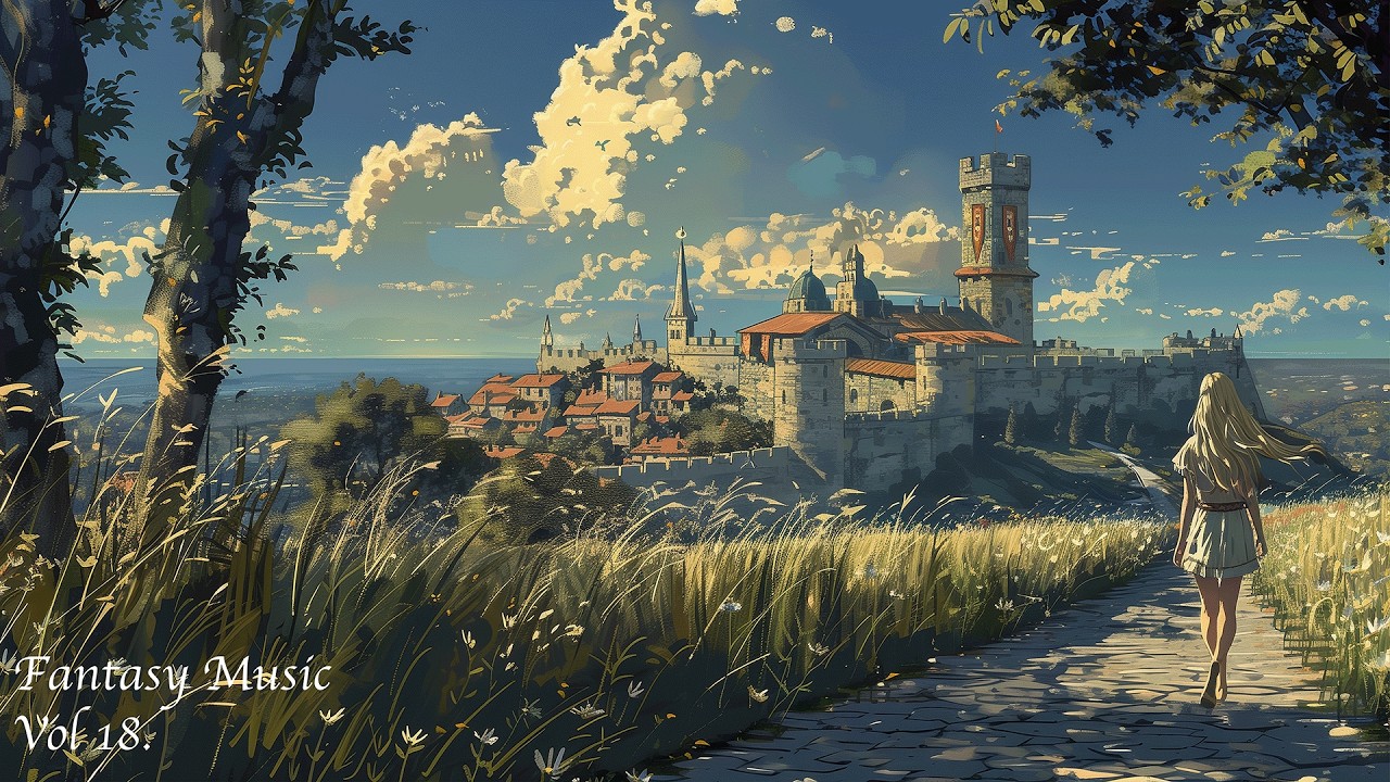 Medieval Fantasy Exploration Music 🌿 Calm Adventure Ambience for Study, Reading, Work & DnD Vol 18.