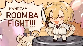 【HAND CAM】I STUCK A KNIFE TO A ROOMBA AND LET IT ROAM FREE 【NIJISANJI EN | Luca Kaneshiro】