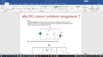 phy301 assignment 2 solution 2022 | phy 301 correct assignment 2 solution 100% | yousaf sadiq