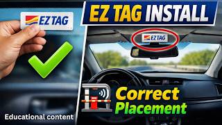 How to Install EZ TAG Sticker on Your Windshield