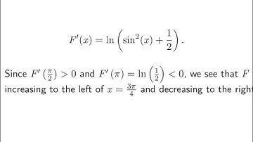 Screencast 5.2.2: Sketching the graph of an integral function